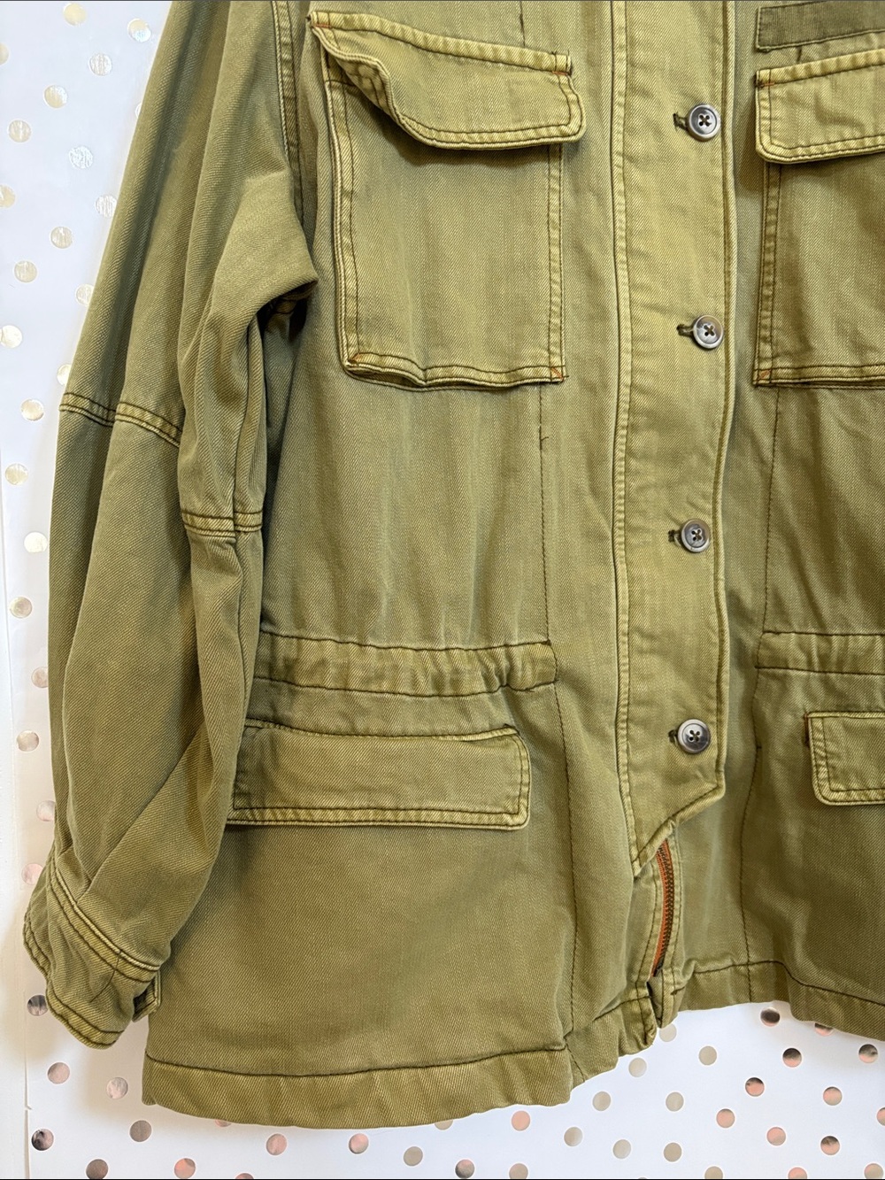 Free People Seize The Day Military Jacket ~ - Picture 9 of 14